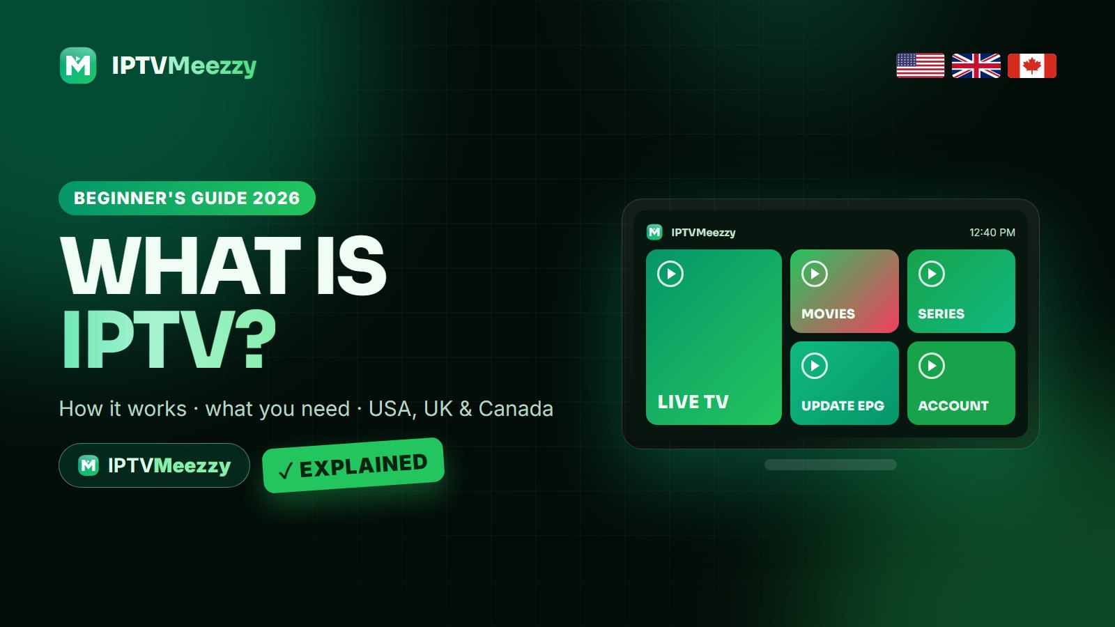 What is IPTV - how IPTV works, explained by IPTVMeezzy